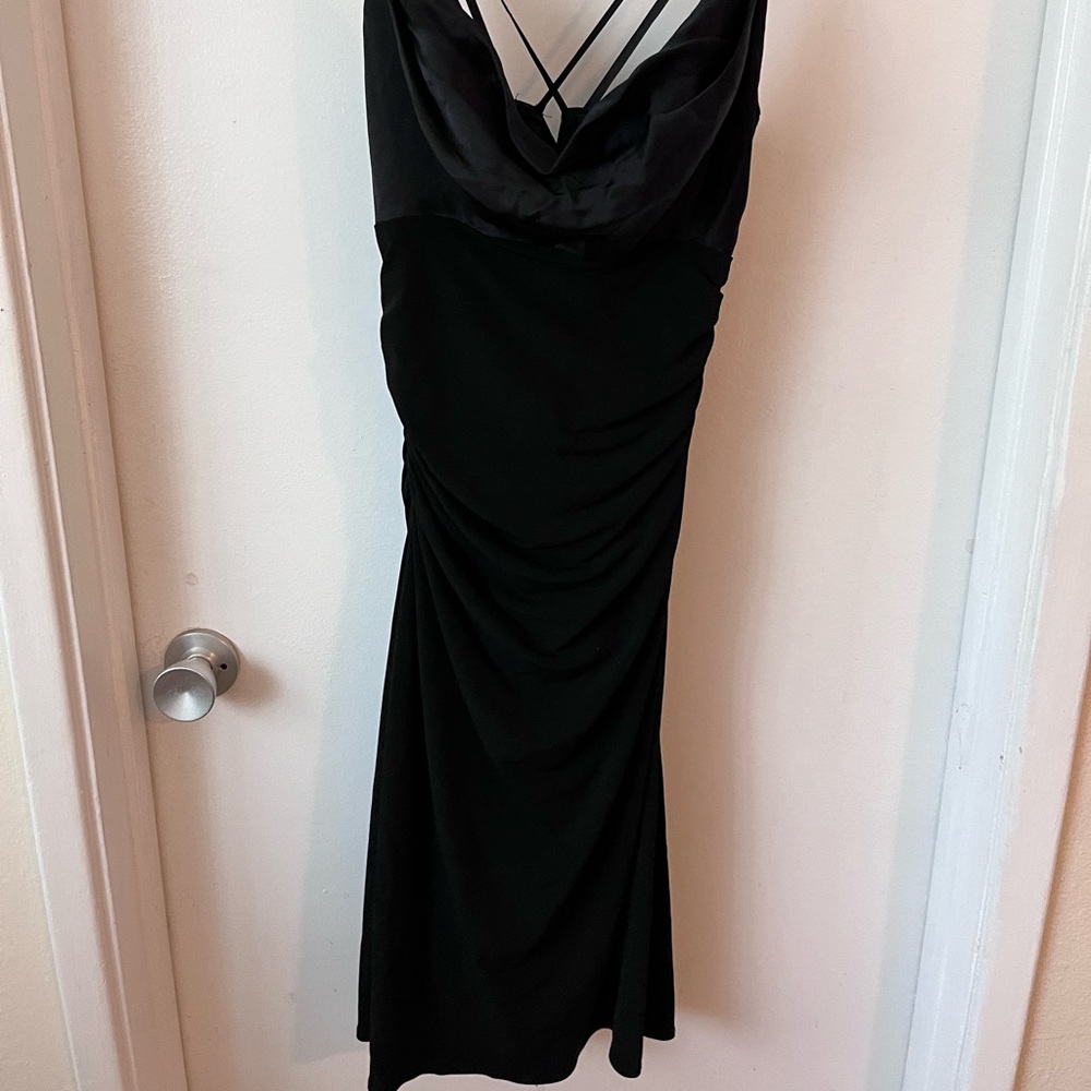 Laundry by Shelli Segal black cocktail dress sz 2